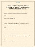 ITE 221 EXAM CH 1-3 NEWEST VERSION QUESTIONS AND CORRECT ANSWERS LATEST UPDATE JUST RELEASED THIS YEAR