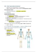 Samenvatting H3&colon; Het beenderenstelsel