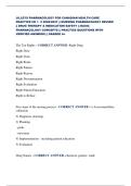 LILLEYS PHARMACOLOGY FOR CANADIAN HEALTH CARE PRACTICE CH 1  2 2026&sol;2027 &vert;&vert; NURSING PHARMACOLOGY REVIEW &vert;&vert; DRUG THERAPY & MEDICATION SAFETY &vert;&vert; BASIC PHARMACOLOGY CONCEPTS &vert;&vert; PRACTICE QUESTIONS WITH VERIFIED ANSWERS &vert;&vert; GRADED A&plus;  The Ten Rights - CORRECT A