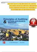 Principles of Auditing and Other Assurance Services &lpar;23rd Edition&rpar; by Ray Whittington & Kurt Pany &ndash; Complete Solution Manual Chapters 1&ndash;21