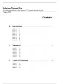 A Friendly Introduction to Real Analysis &lpar;2nd Edition&rpar; by Witold Kosmala &ndash; Solution Manual&comma; Chapters 1&ndash;11 &lpar;Complete 100&percnt; A&plus; Guide&rpar;