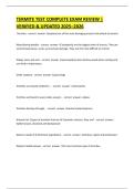 Termite test Complete Exam Review &vert; Verified & Updated 2025&ndash;2026