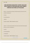GERI MIDTERM EXAMLATEST UPDATE 2026-2027 WITH COMPLETE 500 QUESTIONS AND CORRECT VERIFIED SOLUTIONS JUST RELEASED