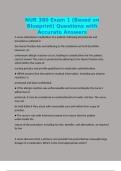 NUR 380 Exam 1 &lpar;Based on Blueprint&rpar; Questions with Accurate Answers