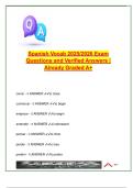 SPANISH   EXAM COMPLETE PACKAGE DEAL