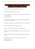 OBGYN COMAT REVIEWED QUIZZES WITH CORRECT ANSWERS&period;
