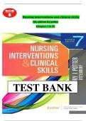 Nursing interventions and clinical skills TEST BANK Chapter 1 to 32 7th edition by potter