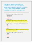 COMPTIA IT FUNDAMENTALS &lpar;ITF&plus;&rpar;  CERTIFICATION EXAM ACTUAL PREP  QUESTIONS AND WELL REVISED ANSWERS -  LATEST AND COMPLETE UPDATE WITH  VERIFIED SOLUTIONS &ndash; ASSURES PASS 