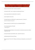 FAMILY MEDICINE SCREENING GUIDELINES QUIZZES WITH 100&percnt; CORRECT ANSWERS&period;