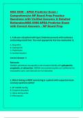 NSG 6998 &ndash; APEA Predictor Exam &vert;  Comprehensive NP Board Prep Practice  Questions with Verified Answers & Detailed  Rationales&sol;NSG 6998 APEA Predictor Exam  with Correct Answers &ndash; NP Board Prep