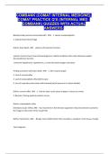 COMBANK &lpar;COMAT INTERNAL MEDICINE&rpar;&comma; COMAT PRACTICE Q'S &lpar;INTERNAL MED - COMBANK&rpar; QUIZZES WITH ACTUAL ANSWERS&period;