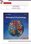 TEST BANK for Biological Psychology&comma; 13th Edition by James W&period; Kalat &ndash; Complete Chapter Questions