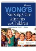 TEST BANK FOR Wong's Nursing Care of Infants and Children&comma; 12th Edition by Marilyn J&period; Hockenberry ISBN&colon; 9780323776707 COMPLETE GUIDE 100&percnt; VERIFIED A&plus; GRADE ASSURED &excl;&excl;&excl; GUARANTEED SUCCESS IN YOUR EXAMS &excl;&excl;&excl;&excl;