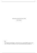 WGU Information Systems Security C845 VUN1 Task 1&semi; Complete Updated 2025&sol;26&period;