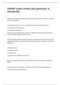 USPAP exam review &lpar;AI&rpar; questions & answers
