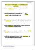 CNA KANSAS STATE TEST 2025 QUESTIONS AND ANSWERS&period;