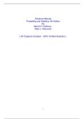 Solutions Manual Probability and Statistics 4th Edition By Morris H&period; DeGroot&comma; Mark J&period; Schervish