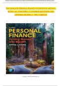 Personal Finance &lpar;9th Edition&rpar; by Arthur J&period; Keown &ndash; Complete Test Bank Chapters 1&ndash;17 with Questions and Answers