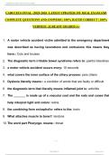 CADUCEUS Final Exam 2025&ndash;2026 Comprehensive Study Guide &ndash; Latest Updated 195 Real Exam Questions with Fully Verified Solutions&comma; Detailed Answers&comma; and 100&percnt; Correct Graded Solutions