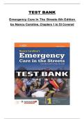 Emergency Care in the Streets 8th Edition &ndash; Complete Test Bank by Nancy L&period; Caroline