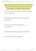 Biology 1201 Final Exam Moroney LSU Comprehensive Study Guide &ndash; Complete Practice Questions&comma; Detailed Answers&comma; Key Concepts&comma; and Exam Prep Strategies