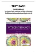 Pathophysiology&colon; The Biologic Basis for Disease in Adults and Children &lpar;8th Edition&rpar; by Kathryn L&period; McCance &ndash; Chapters 1&ndash;50 Complete Test Bank