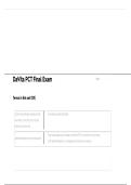DaVita PCT Final Exam 2026&sol;2027 &ndash; Complete Questions with 100&percnt; Verified Correct Answers