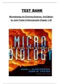 Microbiology&colon; An Evolving Science&comma; 3rd Edition by John Foster & Joan Slonczewski &ndash; Test Bank &lpar;Chapters 1&ndash;28&rpar;