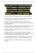OS A School Test 1 EXAM QUESTIONS WITH CORRECT ANSWERS&vert;&vert;100&percnt; GUARANTEED PASS&vert;&vert;UPDATED 2025&sol;2026 SYLLABUS&vert;&vert;ALREADY GRADED A&plus;&vert;&vert;<<LATEST VERSION>>