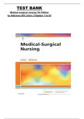 Medical-Surgical Nursing &lpar;7th Edition&rpar; by Adrianne Dill Linton &ndash; Chapters 1&ndash;63 Complete Test Bank