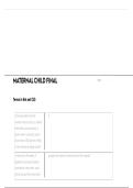 Maternal Child Final Exam Comprehensive Study Guide &ndash; Complete Practice Questions&comma; Detailed Answers&comma; Key Concepts&comma; and Exam Prep Strategies
