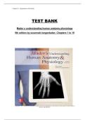 Mader&rsquo;s Understanding Human Anatomy & Physiology Test Bank &ndash; 9th Edition by Susannah Longenbaker&comma; Chapters 1&ndash;19 &ndash; complete practice questions