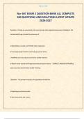 Nur 607 EXAM 2 QUESTION BANK ALL COMPLETE 300 QUESTIONS AND SOLUTIONS LATEST UPDATE 2026-2027