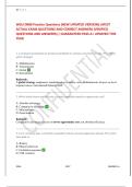 WGU D080 Study Guide &vert; Updated Practice Questions & Rationales 2025&ndash;2026 &lpar;A&plus; Preparation&rpar;
