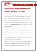 CITI Training Quiz Questions WITH Correct Answers 100&percnt; Pas