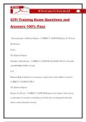 CITI Training Exam Questions and Answers 100&percnt; Pass