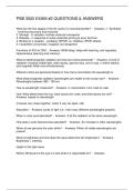 PSB 3002 EXAM -2 QUESTIONS & ANSWERS