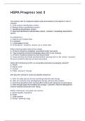 HSPA Progress test 3&period; Questions and Answers Graded A&plus;