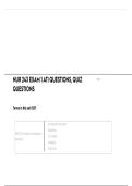 NUR 243 Exam 1 2025&sol;2026 &vert; ATI & Quiz Questions with Verified Answers 