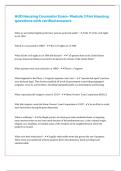 HUD Housing Counselor Exam- Module 3 Fair Housing questions with verified answers