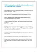 HUD Housing Counselor Certification Exam with accurate detailed answers