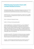HUD Housing Counselor Exam with verified detailed answers
