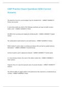 GISP Practice Exam Questions With Correct Answers&period;