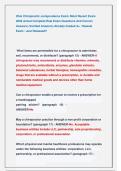 Ohio Chiropractic Jurisprudence Exam&comma; Most Recent Exam   2026 Actual Complete Real Exam Questions And Correct  Answers &lpar;Verified Answers&rpar; Already Graded A&plus; &sol; Newest             Exam &sol; Just Released&excl;&excl;