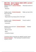 BIO 254 - Quiz 3 Exam Q&A 100- correct Answers- A&plus; verified&period;
