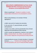 NEW UPDATE COMPREHENSIVE ACTUAL EXAM  REVIEW FOR PSYC 435 Abnormal Psychology -  Athabasca University&vert;&vert;Verified Exam&excl;&excl;&excl; 