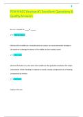 PSW NACC Review -1 Excellent Questions & Quality Answers