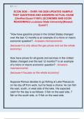 ECON 2030 &ndash; OVER 160 2026 UPDATED SAMPLE  TEST QUESTIONS AND ANSWERS ACTUAL EXAM  &vert;&vert;Verified Exam&excl;&excl;&excl;100&percnt; &lpar;ECONOMIS AND ECON  REASONING&rpar; Louisiana State University&vert;&vert;Newest  Exam&excl;&excl;&excl;