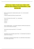 FIS 201 Exam 3 Mohr&sol; FIS 201 Exam 3 Mohr 2 SETS COMPLIED WITH COMPLETE SOLUTION RATED A&plus; NEW EDITION 2026