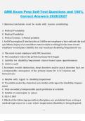 QME Exam Prep Self-Test &ndash; Questions and 100&percnt; Correct Answers&comma; 2026&sol;2027